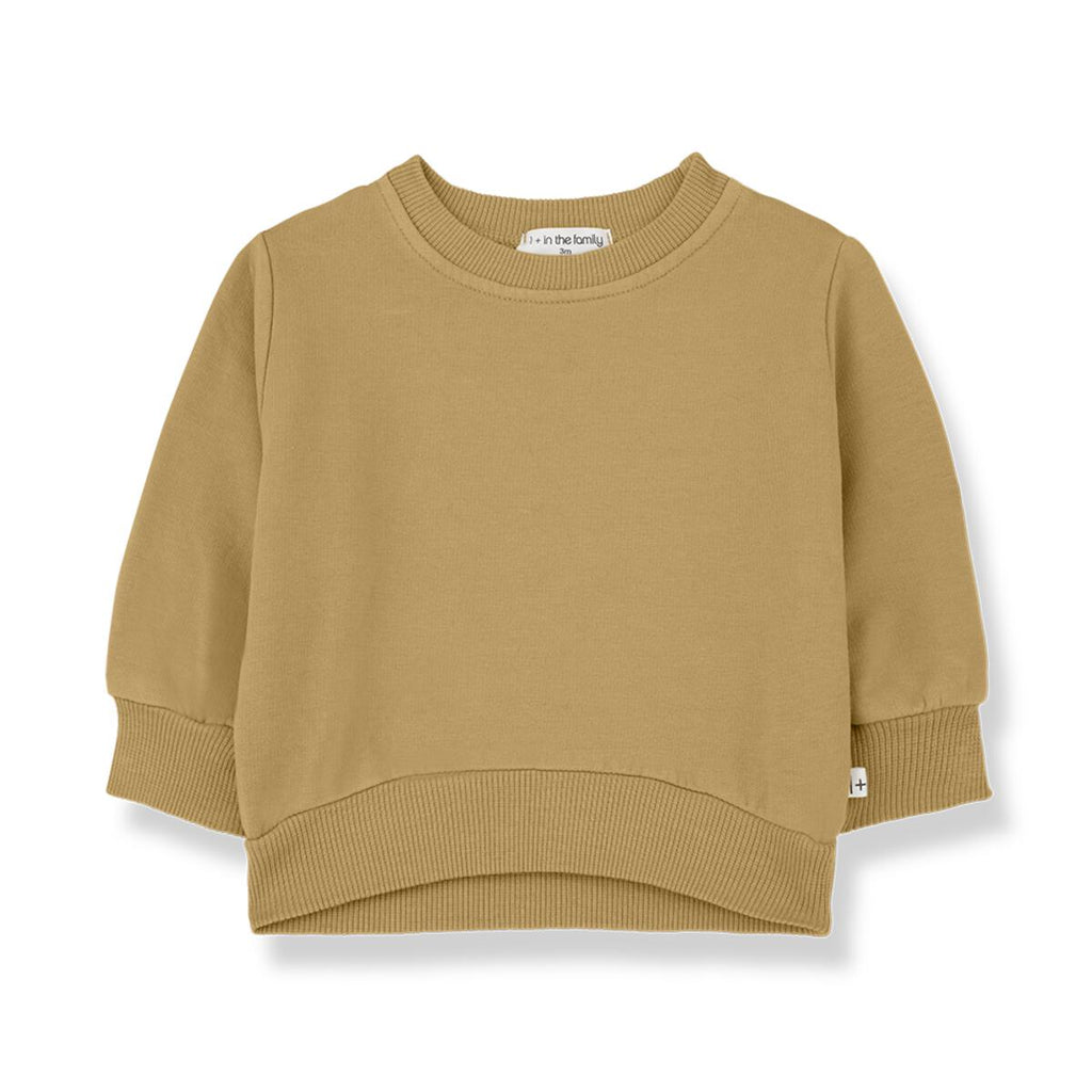 1+ In The Family - Sweatshirt - Ochre-Long Sleeves-0-3M-Posh Baby