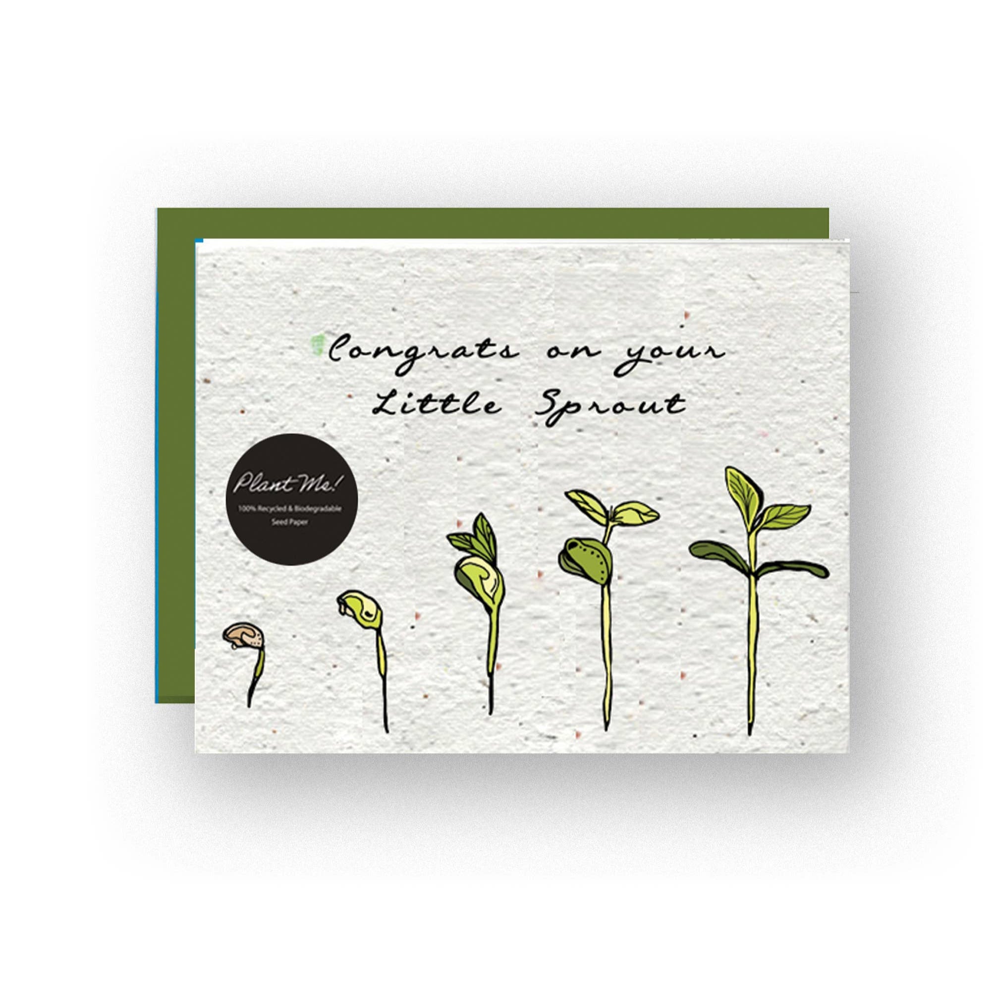paper with wildflower seeds Artsy Em Wildflower Seed Paper Card Sprouting Joy