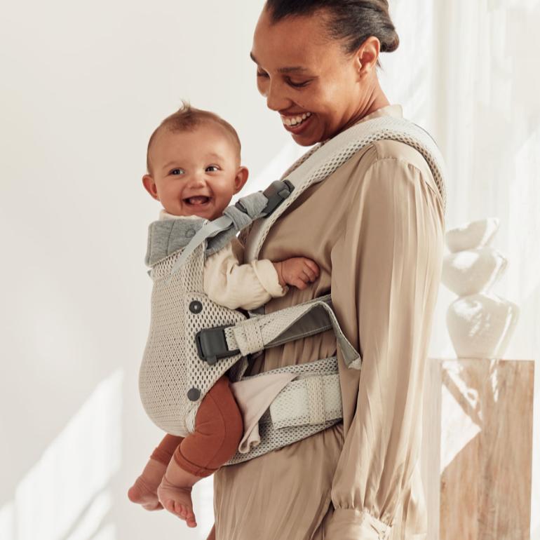 BabyBjörn Carrier Harmony Cream 3D Mesh | Posh Baby