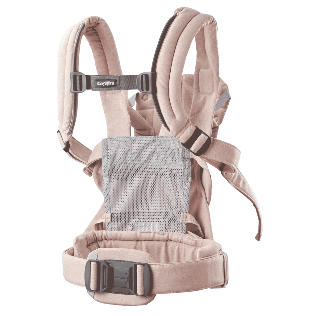 Baby Bjorn - Baby Carrier Harmony - Light Pink Melange-Baby Carriers-Posh Baby