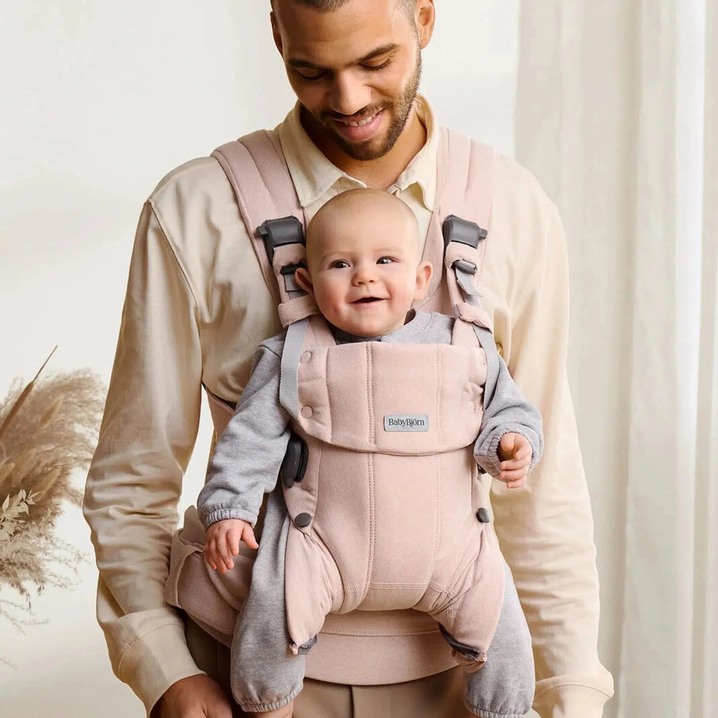 Baby Bjorn - Baby Carrier Harmony - Light Pink Melange-Baby Carriers-Posh Baby