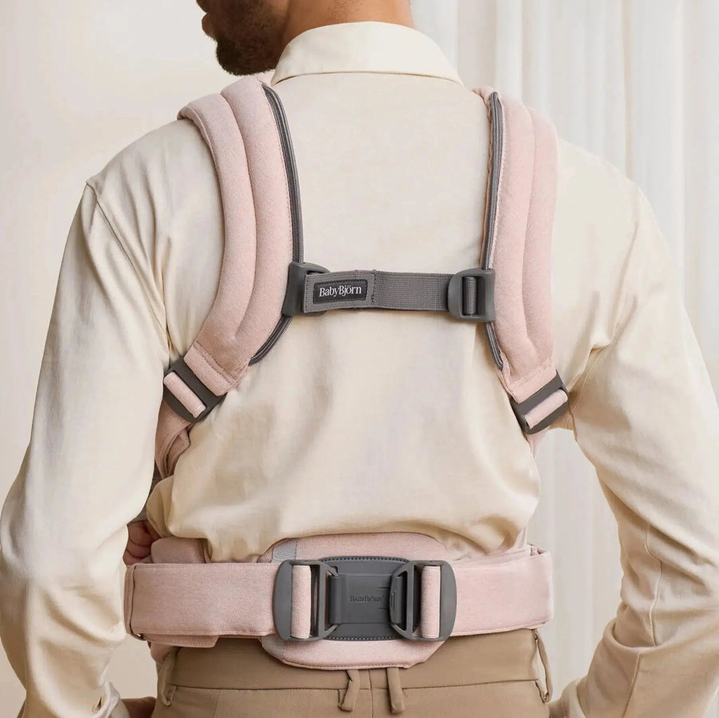 Baby Bjorn - Baby Carrier Harmony - Light Pink Melange-Baby Carriers-Posh Baby