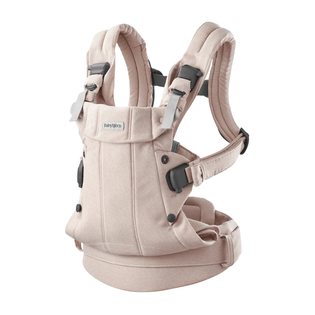 Baby Bjorn - Baby Carrier Harmony - Light Pink Melange-Baby Carriers-Posh Baby