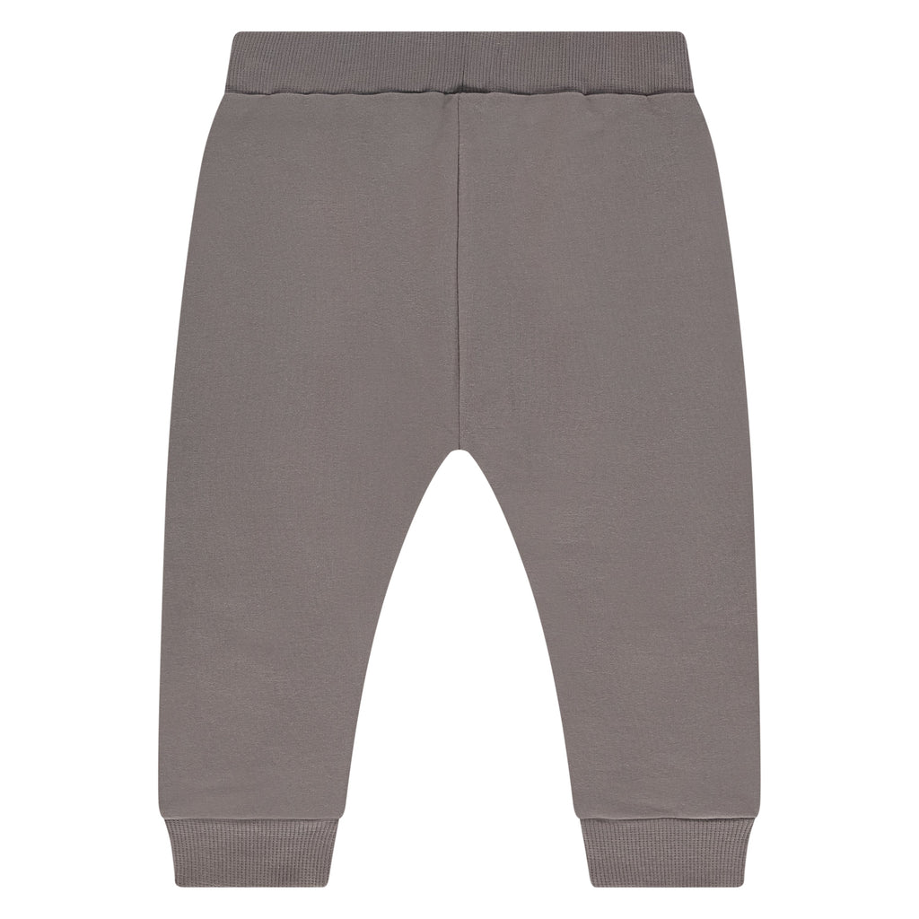 Babyface - Button Sweatpants - Concrete-Bottoms-0-3M-Posh Baby