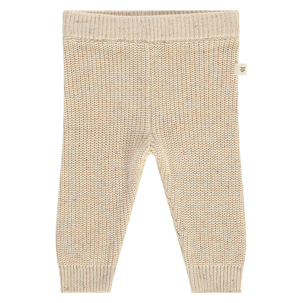 Babyface - Cozy Knit Legging + Sweater Set - Ecru Melange-Sets-Newborn-Posh Baby