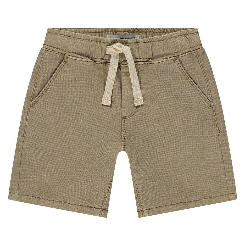 Babyface - Drawstring Shorts - Sand-Bottoms-3T-Posh Baby