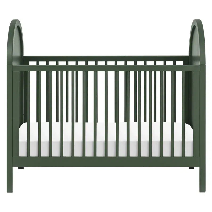 Babyletto - Bondi Cane - 3-in-1 Convertible Crib - Forest Green with Natural Cane-Cribs-Store Pickup in 2-5 Weeks-Posh Baby