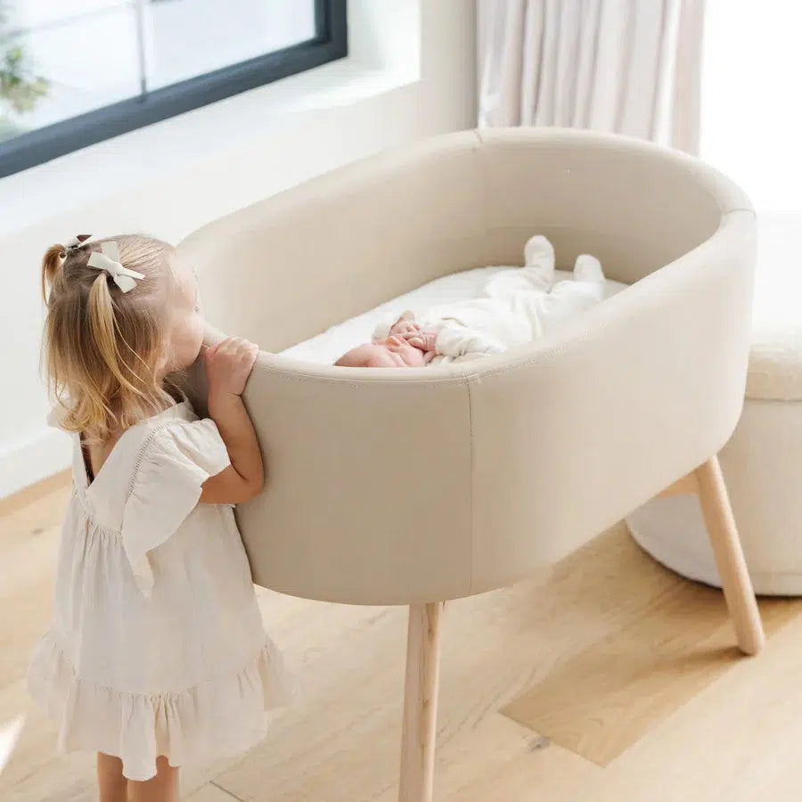 Babyletto - Capsule Bassinet - Millet-Bassinets + Cradles-Store Pickup in 2-5 Weeks-Posh Baby