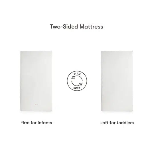 Babyletto - Crib Mattress w/ Hybrid Quilted Waterproof Cover (2-Stage)-Crib Mattresses-Store Pickup - TAKE IT HOME TODAY-Posh Baby