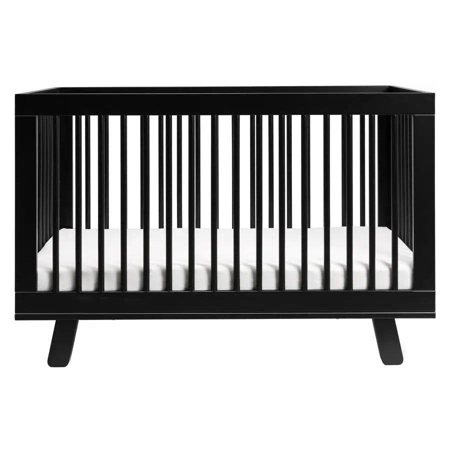 Babyletto - Hudson 3-in-1 Convertible Crib - Black-Cribs-Store Pickup in 2-5 Weeks / POST RESTOCK DATE - Early June-Posh Baby