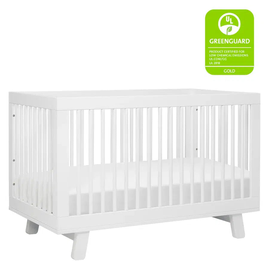 Babyletto - Hudson 3-in-1 Convertible Crib - White-Cribs-Store Pickup in 2-5 Weeks / Post Restock Date - Late January-Posh Baby