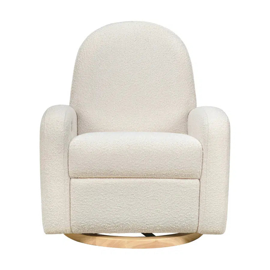 Babyletto - Nami Electronic Glider + Recliner - Luxe Ivory Boucle with Light Wood Base-Chairs-Store Pickup in 2-5 Weeks / POST RESTOCK DATE - Mid May-Posh Baby