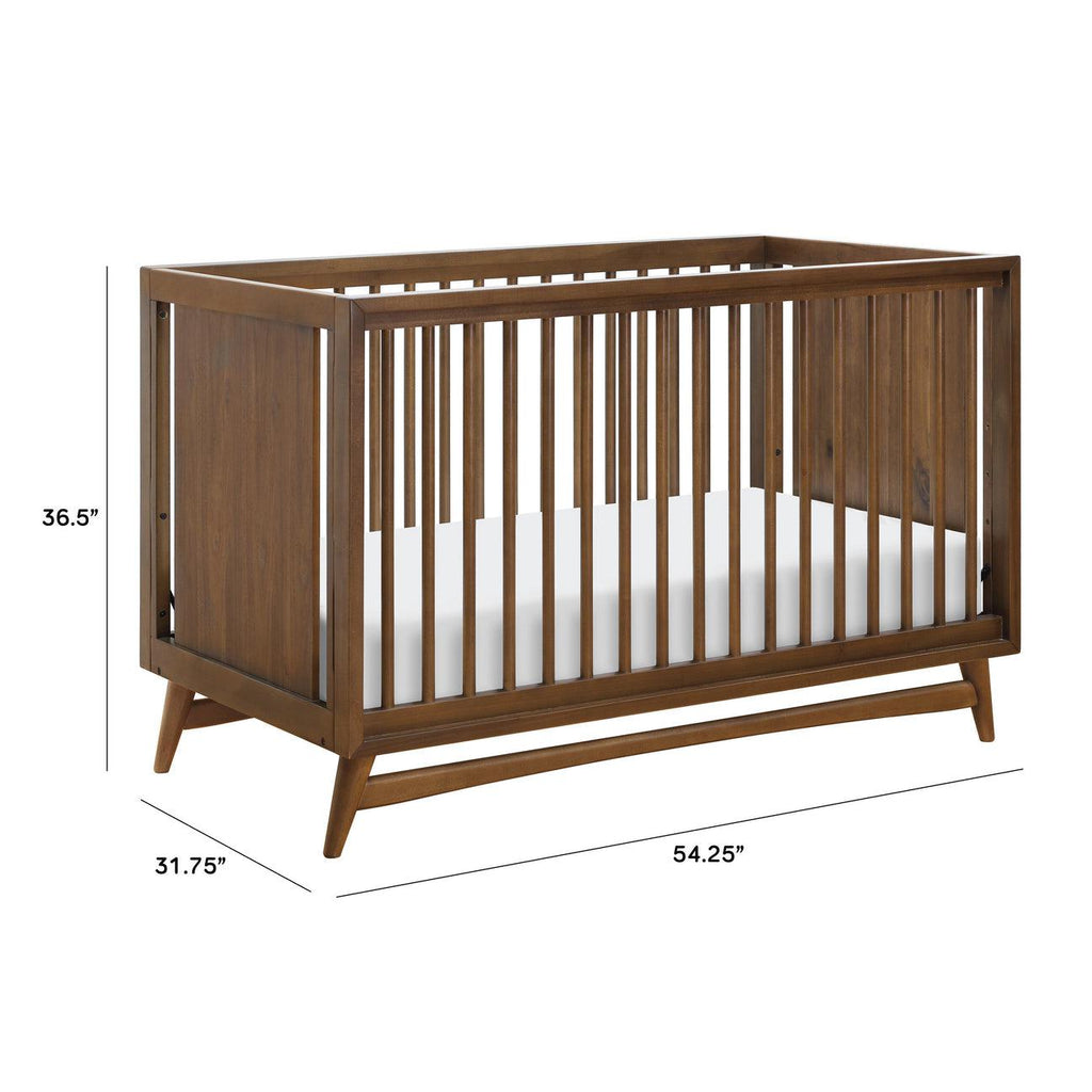 Babyletto - Peggy 3-in-1 Convertible Crib - Natural Walnut-Cribs-Store Pickup in 2-5 Weeks-Posh Baby