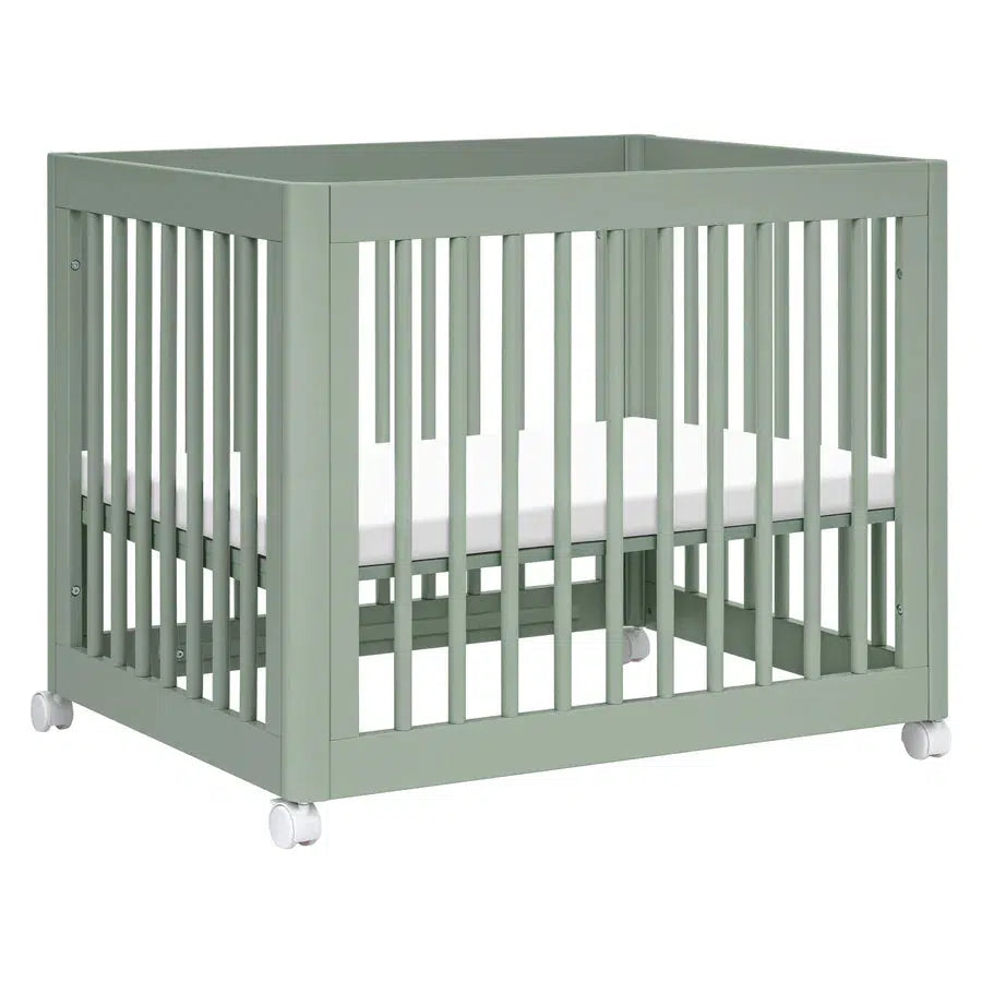 Babyletto - Yuzu Convertible Crib - Light Sage-Cribs-Store Pickup in 2-5 Weeks-Posh Baby