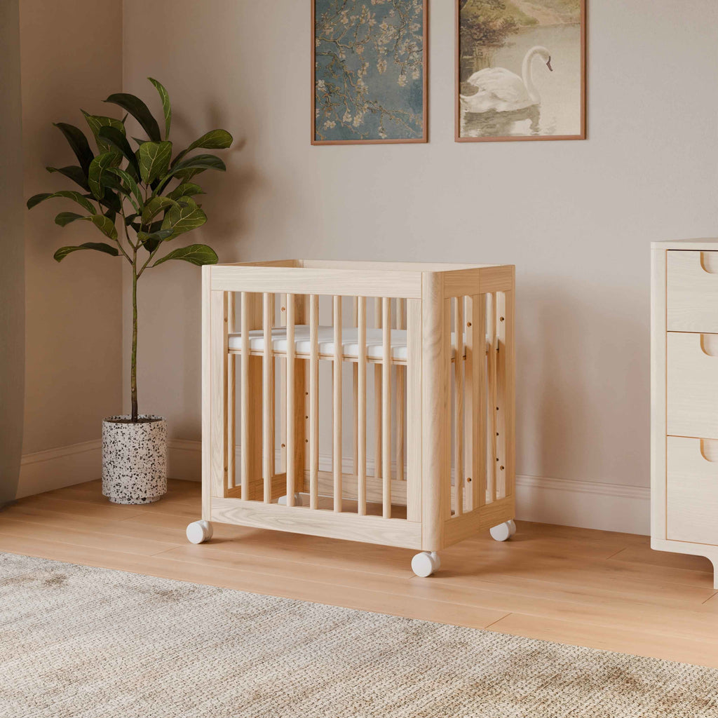 Babyletto - Yuzu Convertible Crib - Washed Natural-Cribs-Store Pickup in 2-5 Weeks-Posh Baby