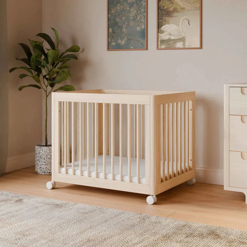 Babyletto - Yuzu Convertible Crib - Washed Natural-Cribs-Store Pickup in 2-5 Weeks-Posh Baby