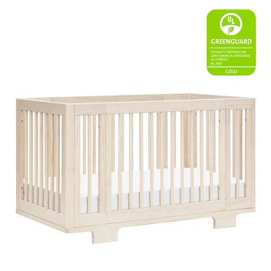 Babyletto - Yuzu Convertible Crib - Washed Natural-Cribs-Store Pickup in 2-5 Weeks-Posh Baby