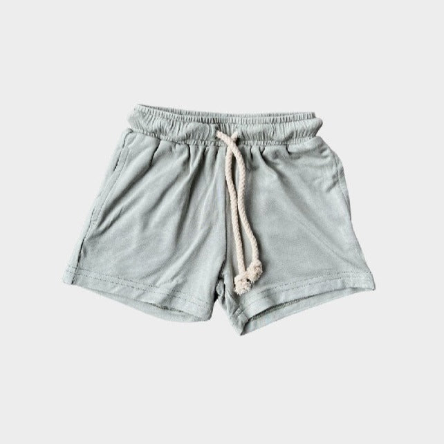 Babysprouts - Everyday Shorts - Sage-Bottoms-6-12M-Posh Baby