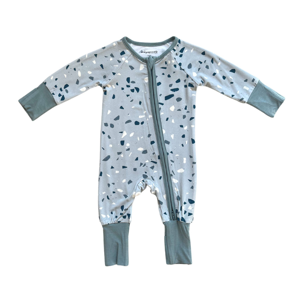 Babysprouts - Footless Romper - Terazzo-Footies + Rompers (Basic)-Newborn-Posh Baby