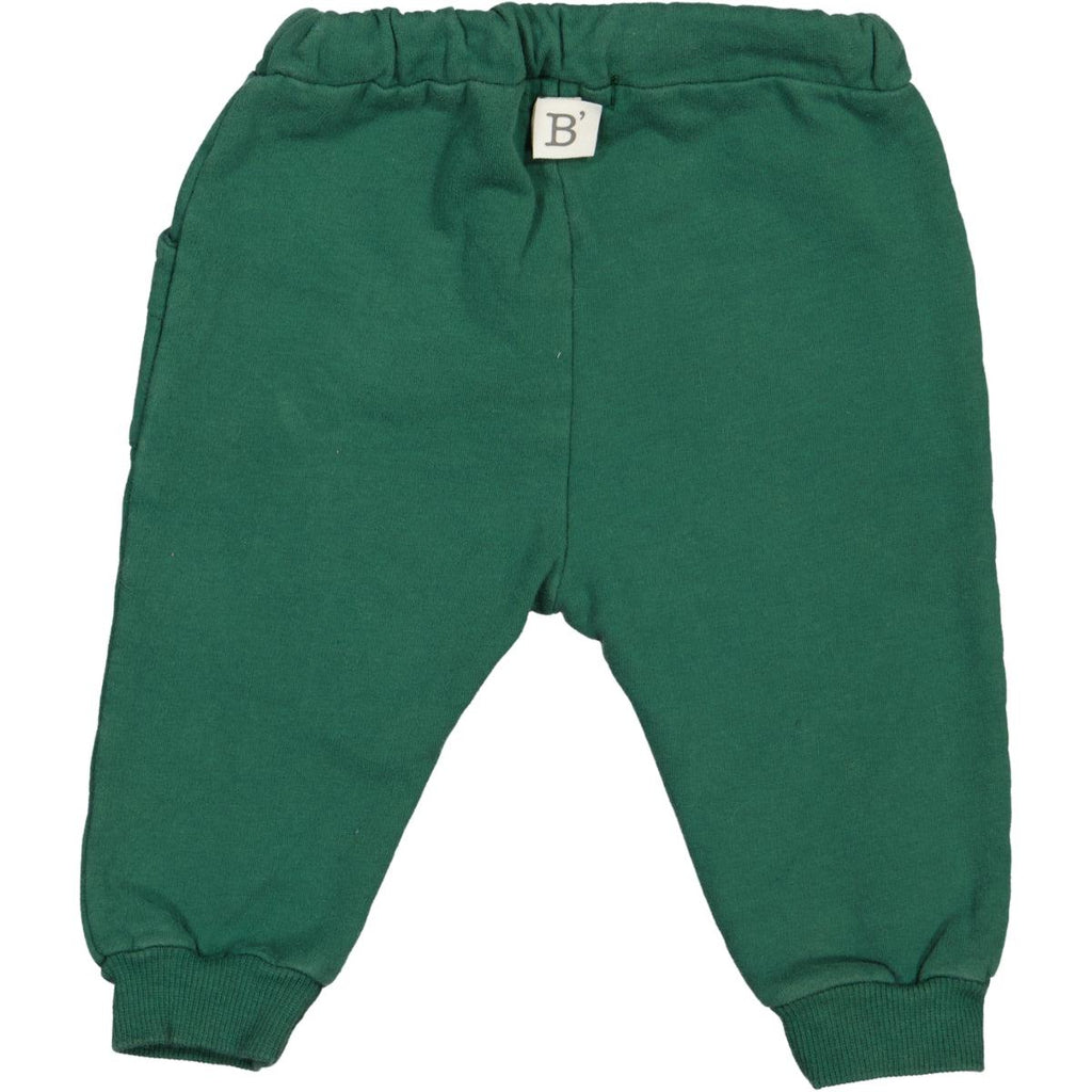 Bean's (Barcelona) - Organic Fleece Jogger - Green-Bottoms-0-3M-Posh Baby