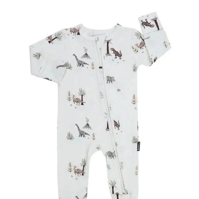 Belan.J - Zipper Sleeper - Dinoland-Footies + Rompers (Basic)-Newborn-Posh Baby