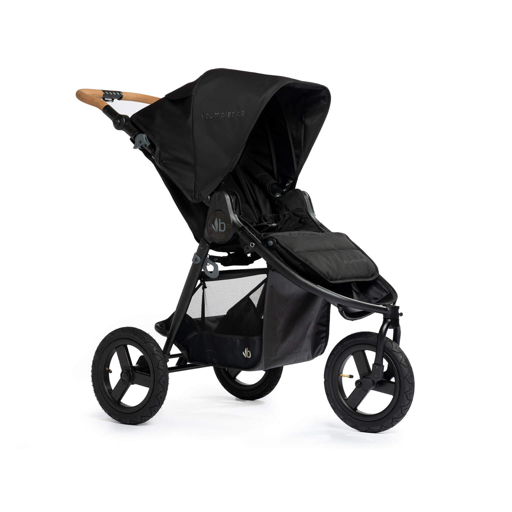 Bumbleride - 2024 Indie Stroller - Black-Full Size Strollers-Posh Baby