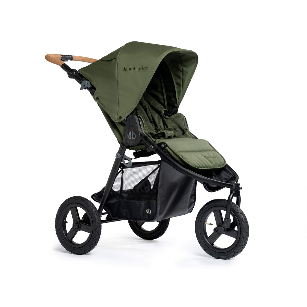 Bumbleride - 2024 Indie Stroller - Olive-Full Size Strollers-Posh Baby