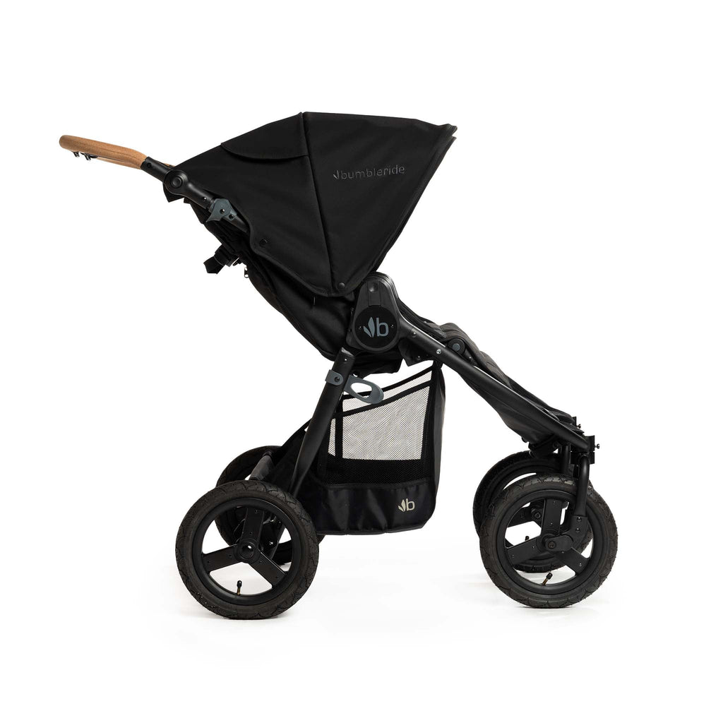 Bumbleride - 2024 Indie Twin Stroller - Black-Side-by-Side Double Strollers-Posh Baby