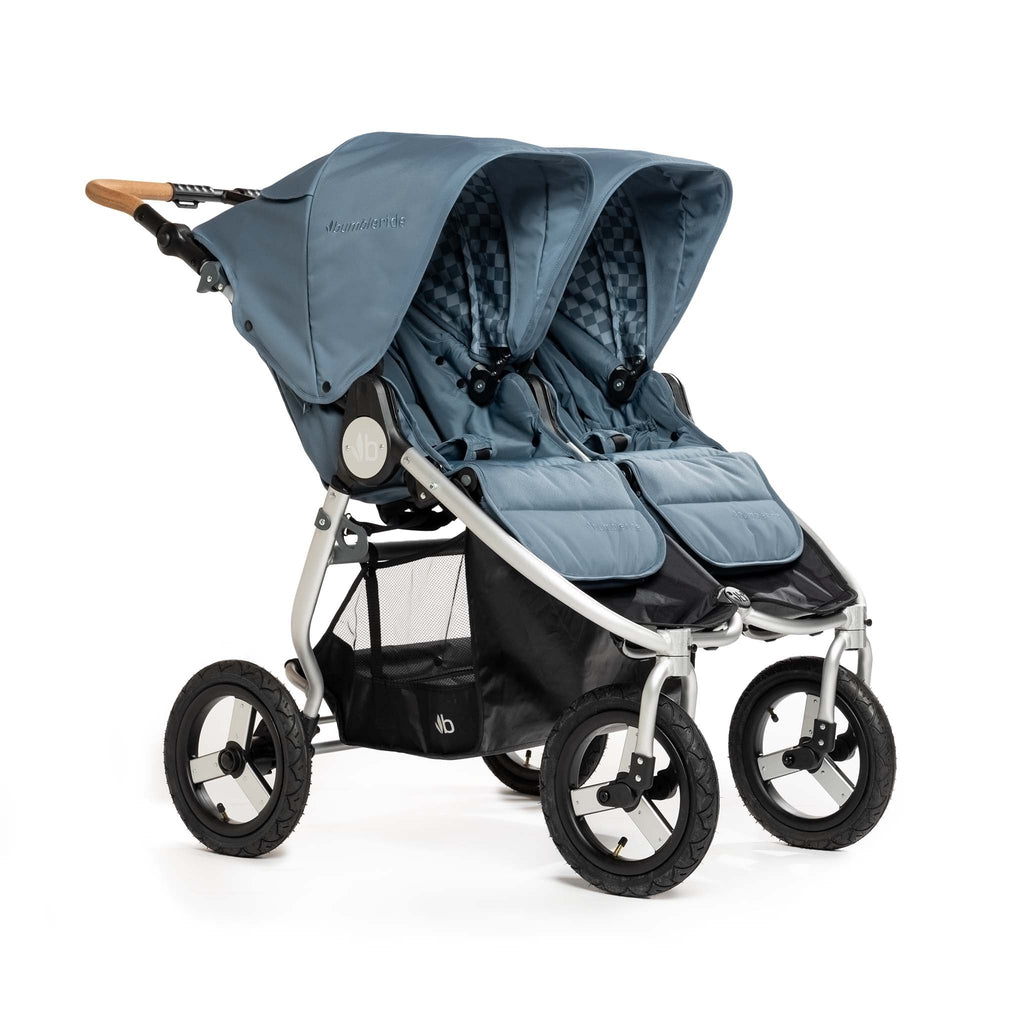 Bumbleride - 2024 Indie Twin Stroller - Ocean-Side-by-Side Double Strollers-Posh Baby