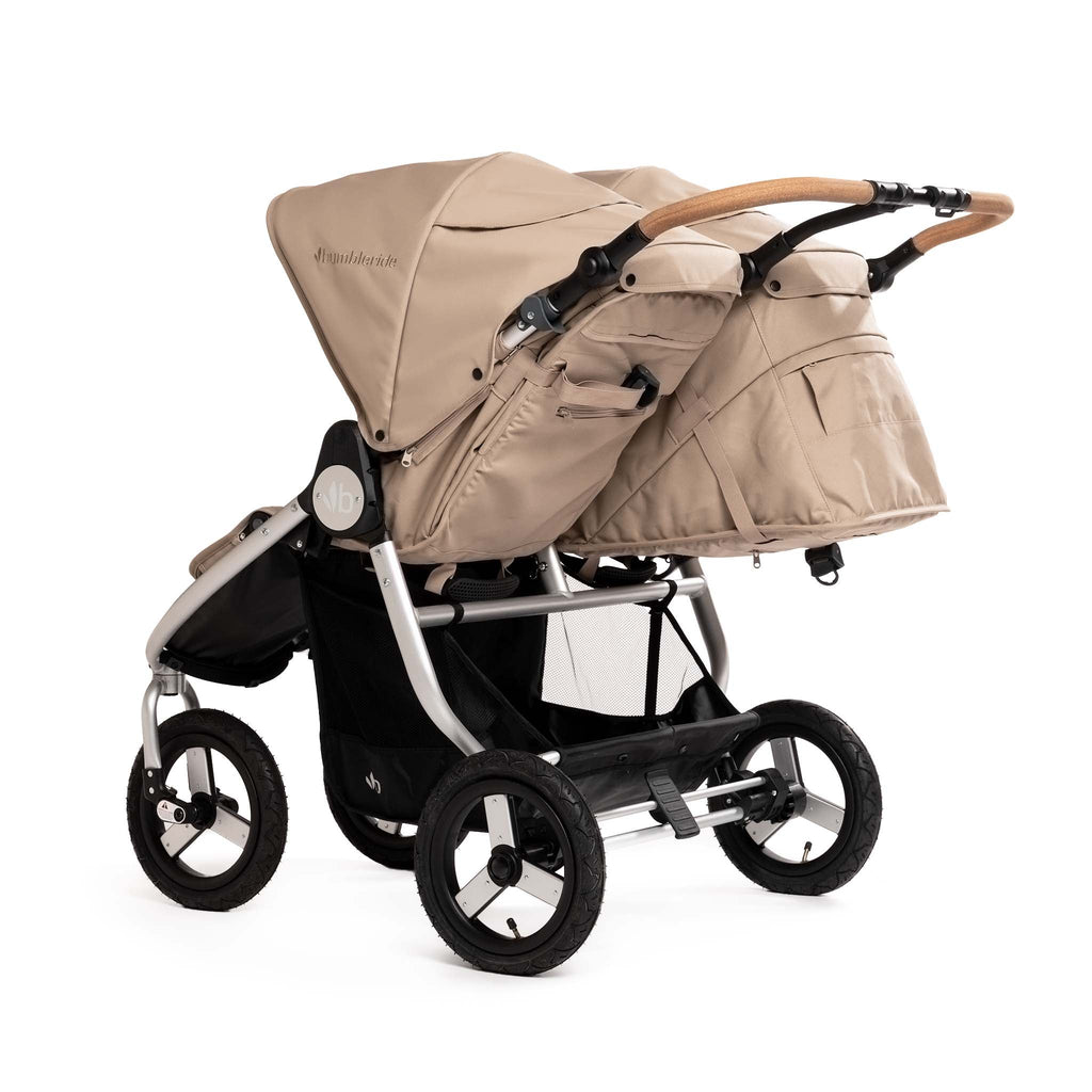 Bumbleride - 2024 Indie Twin Stroller - Sand-Side-by-Side Double Strollers-Posh Baby