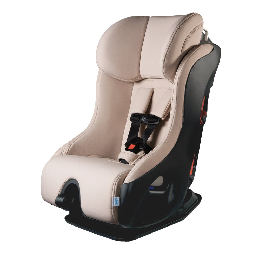 Clek - Fllo Convertible Car Seat - Latte Ziip (Flame Retardant Free)-Convertible Car Seats-Posh Baby