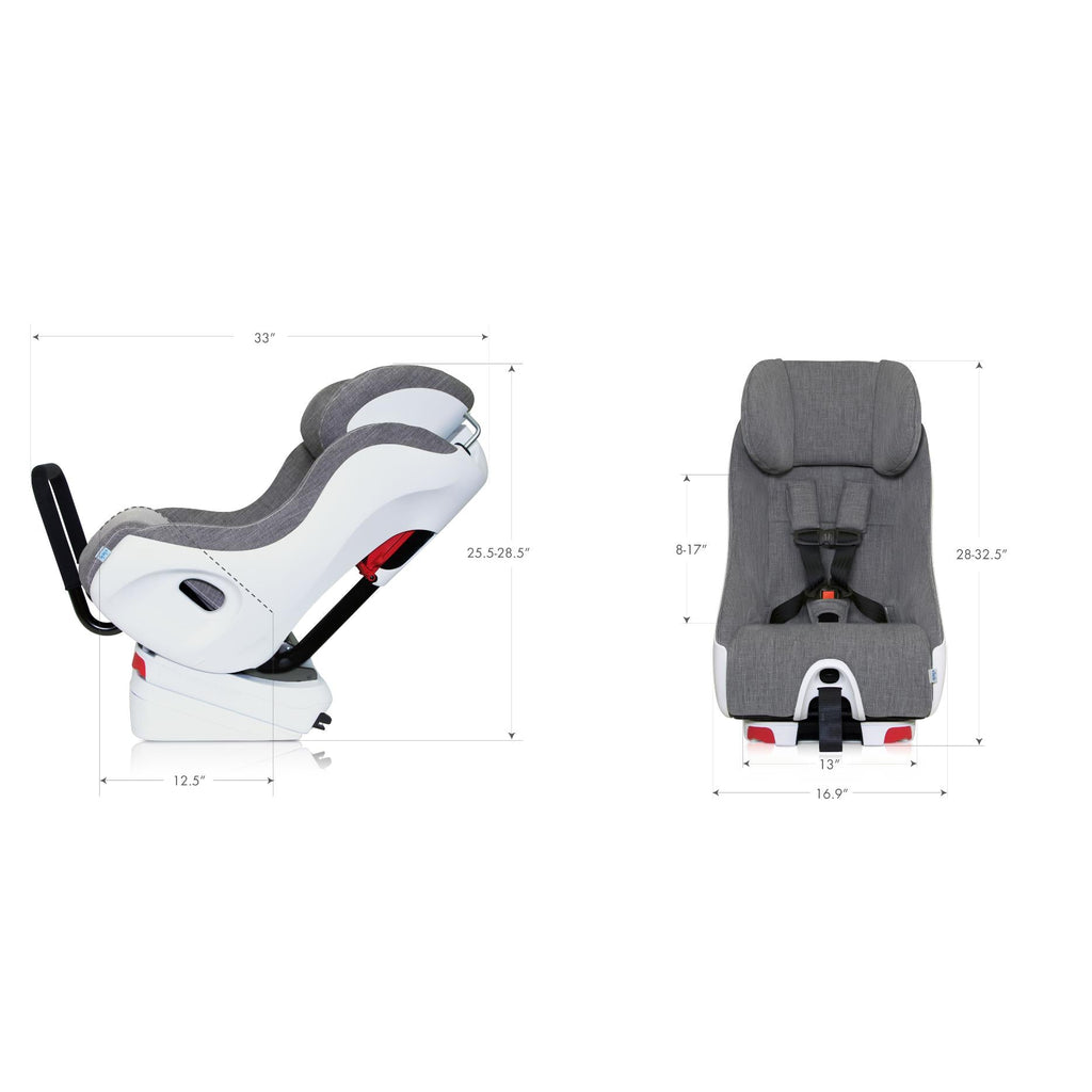 Clek - Foonf Convertible Car Seat - Railroad - FREE GIFTS WITH PURCHASE!-Convertible Car Seats-Posh Baby