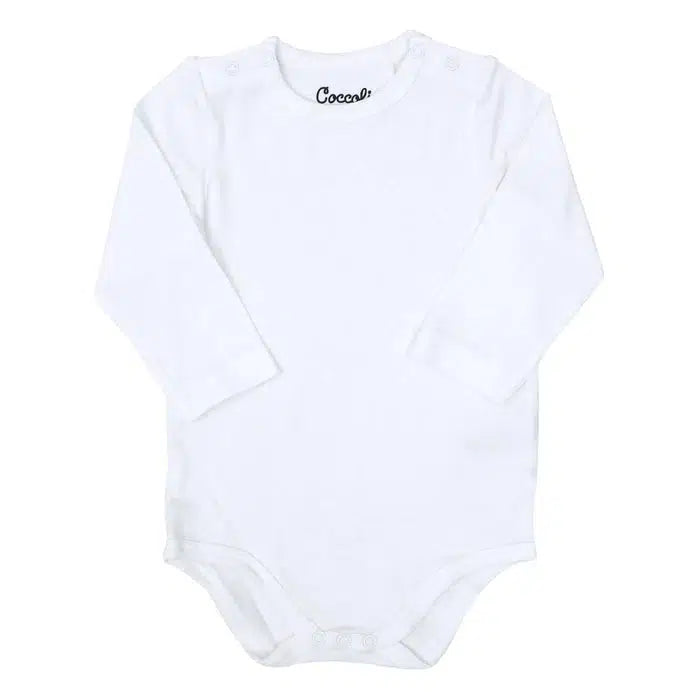 Coccoli - Modal Long Sleeve Bodysuit - Cream-Onesies-Newborn (1M)-Posh Baby