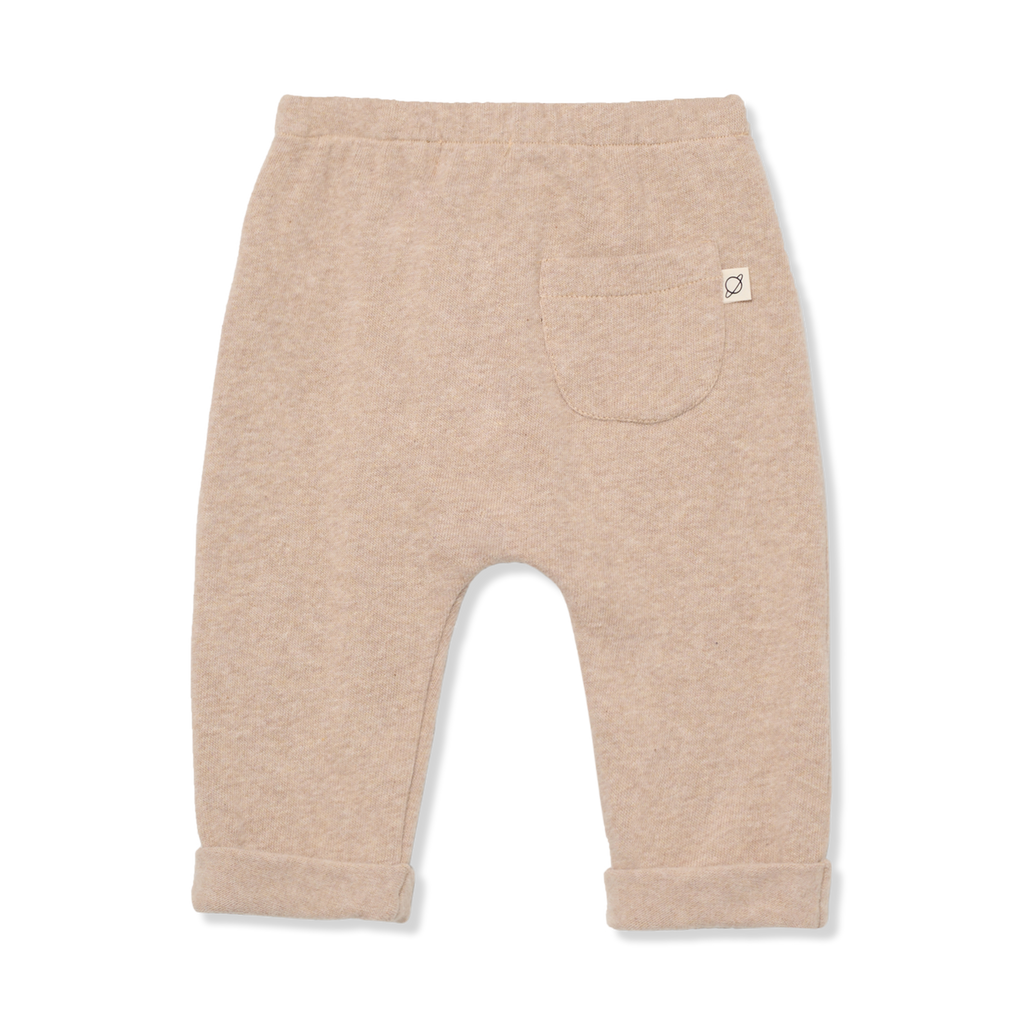 Cozmo (Barcelona) - Knit Pants - Beige-Bottoms-0-3M (3M)-Posh Baby