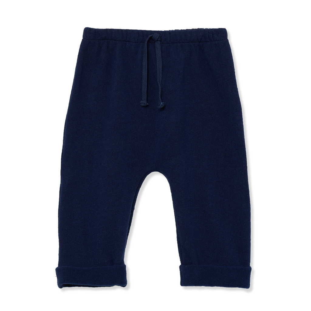 Cozmo (Barcelona) - Knit Pants - Navy-Bottoms-0-3M (3M)-Posh Baby