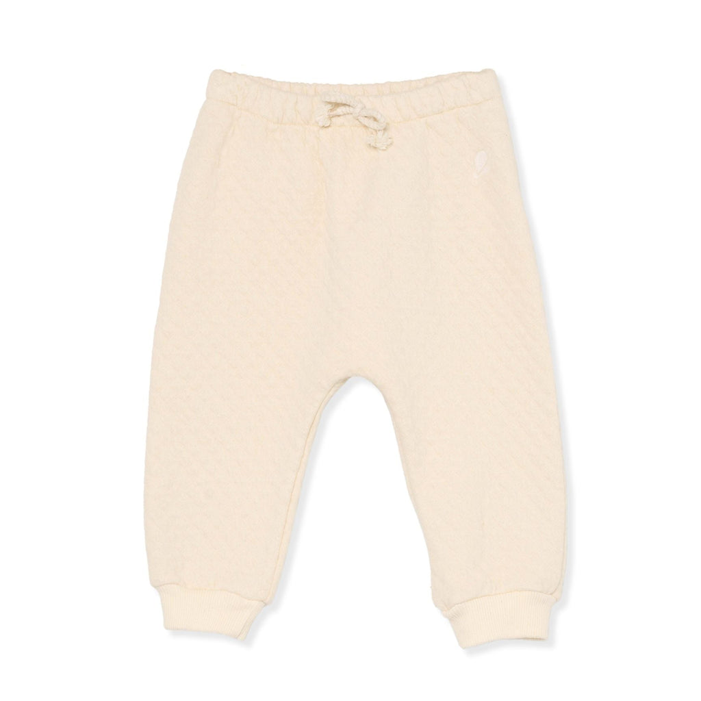 Cozmo (Barcelona) - Quilted Pants - Ivory-Bottoms-0-3M (3M)-Posh Baby