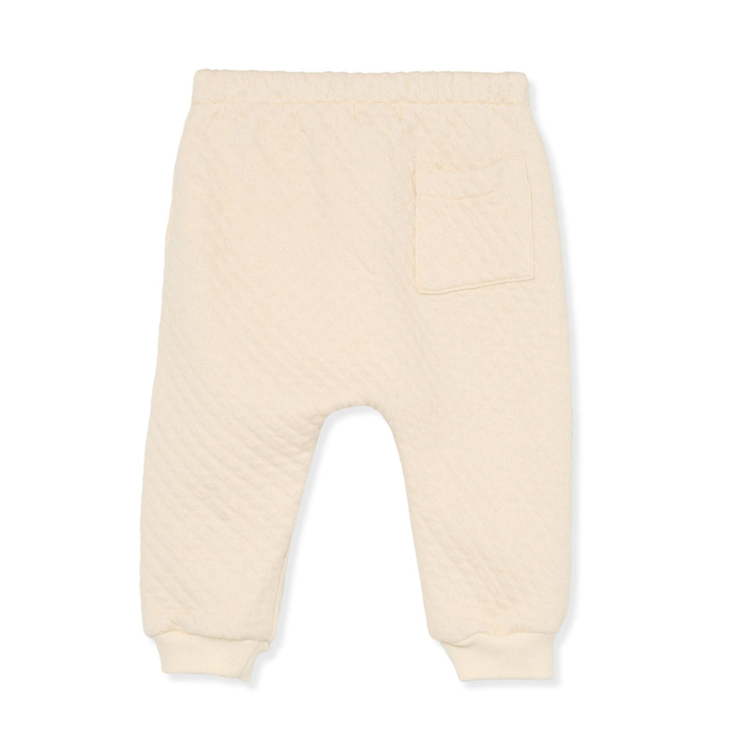 Cozmo (Barcelona) - Quilted Pants - Ivory-Bottoms-0-3M (3M)-Posh Baby