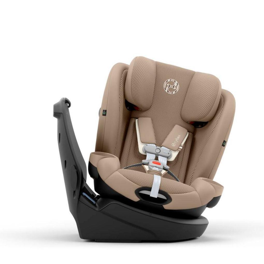 swivel car seat cybex Cybex Callisto G 360 Rotating All-in-One Car Seat Almond Beige