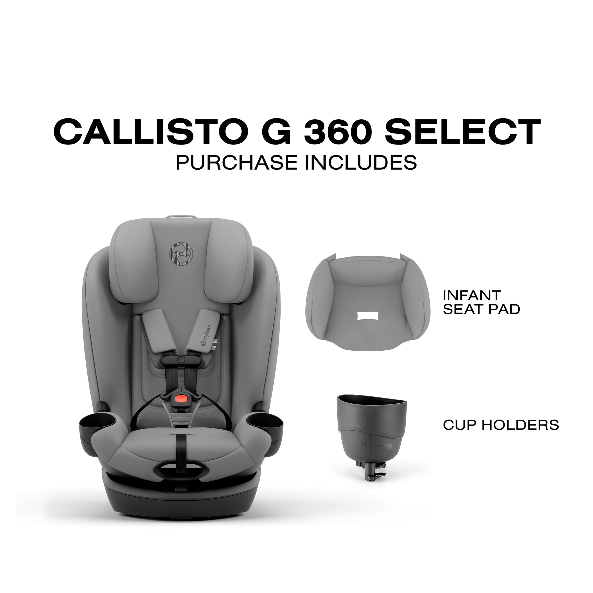 cybex grey car seat Callisto G 360 Select Rotating All-in-One Convertible Car Seat by Cybex Grey