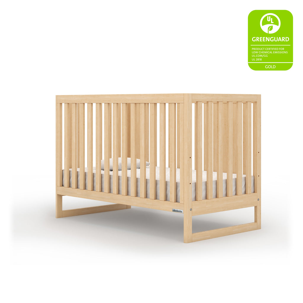 Dadada - Austin 3-in-1 Convertible Crib - Natural-Cribs-Store Pickup-Posh Baby