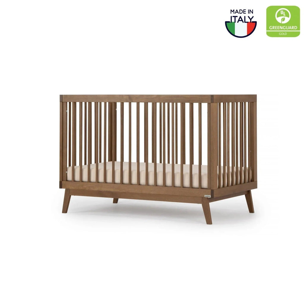 Dadada - Soho 3-in-1 Convertible Crib - Walnut-Cribs-Store Pickup-Posh Baby