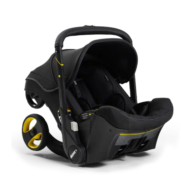 Doona - Infant Car Seat + Stroller + Base - Midnight Black-Infant Car Seats-Posh Baby