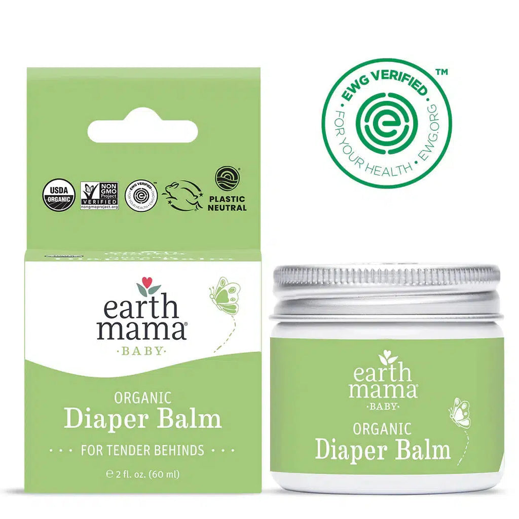 Earth Mama Organics - Organic Diaper Balm-Skin Care-2oz-Posh Baby