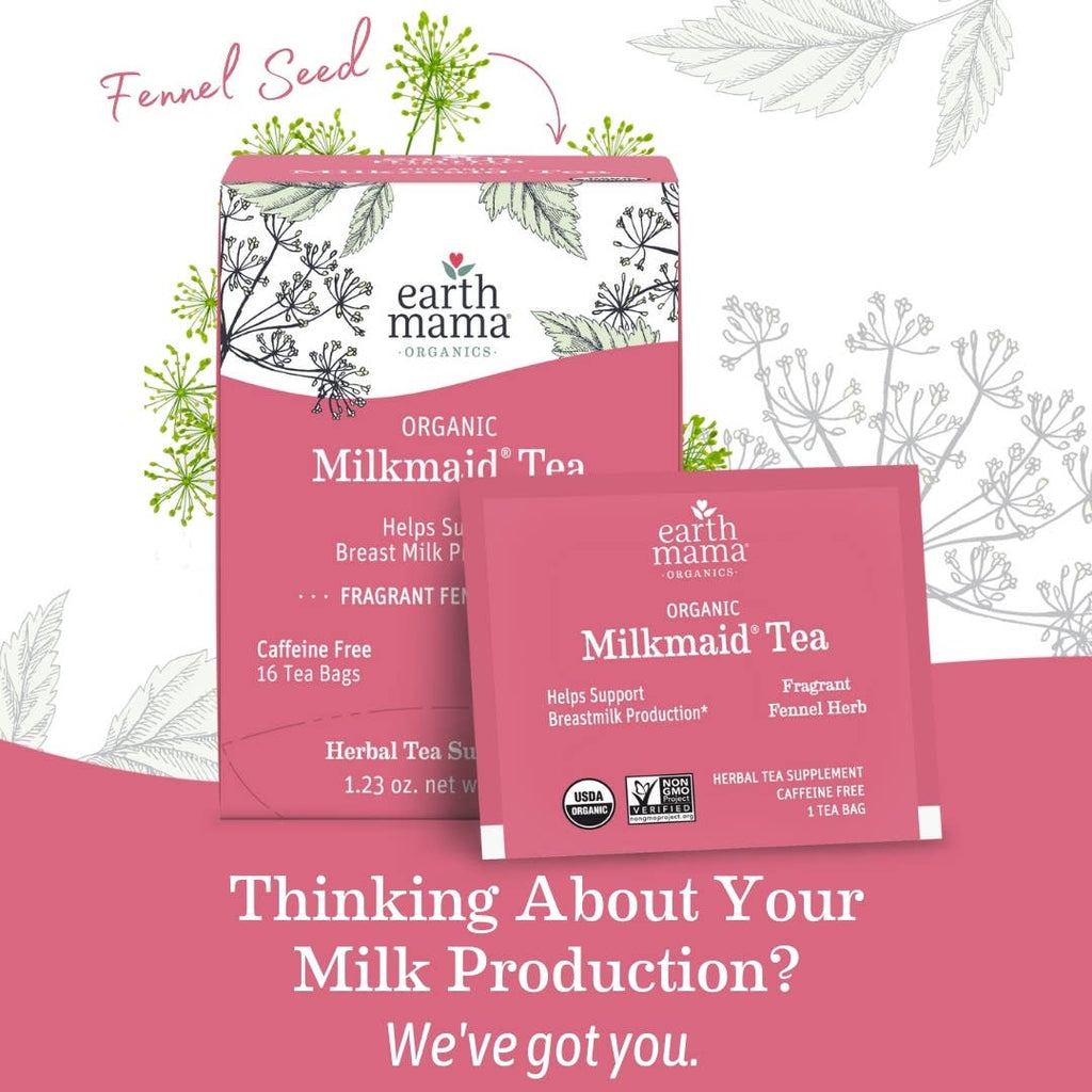 Earth Mama Organics - Organic Milkmaid Tea-Just For Mom-Posh Baby