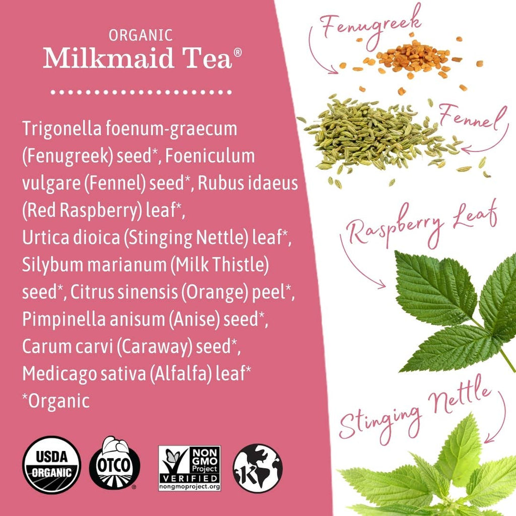 Earth Mama Organics - Organic Milkmaid Tea-Just For Mom-Posh Baby