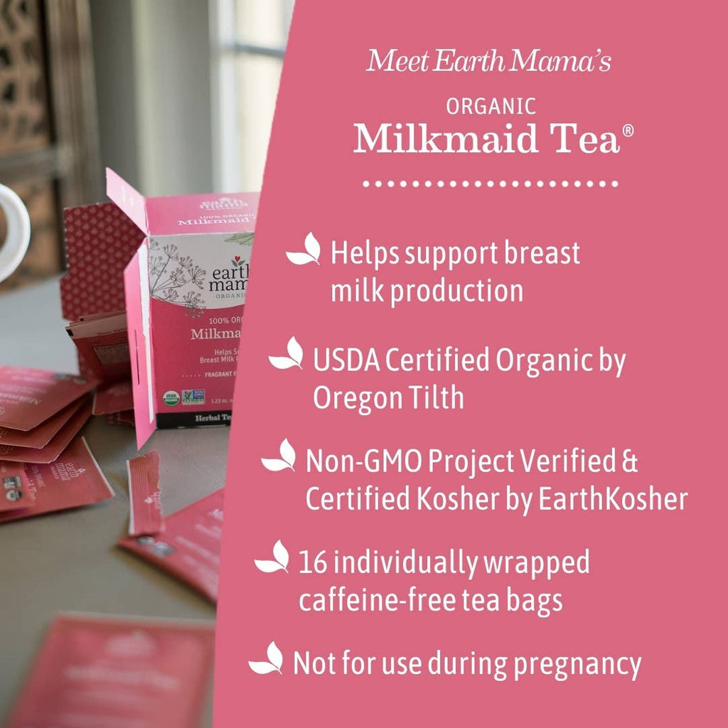 Earth Mama Organics - Organic Milkmaid Tea-Just For Mom-Posh Baby