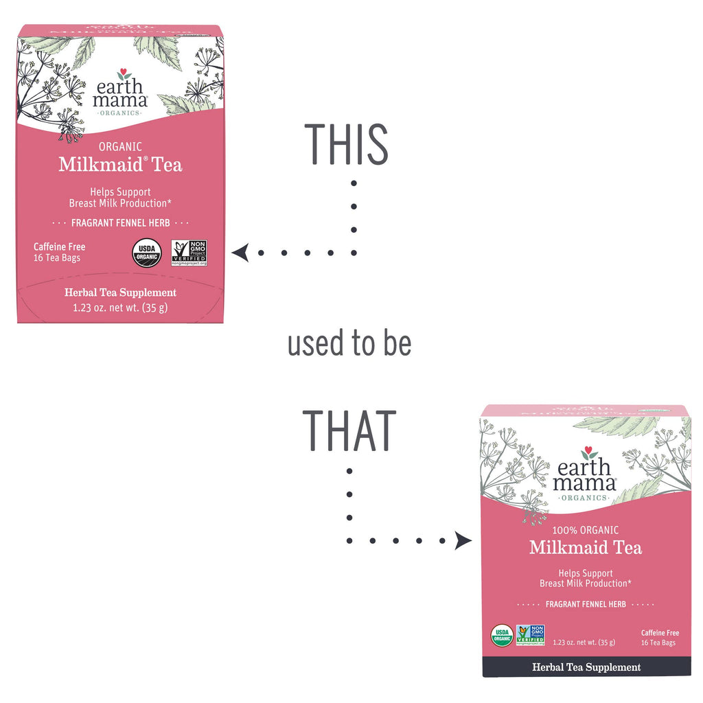 Earth Mama Organics - Organic Milkmaid Tea-Just For Mom-Posh Baby