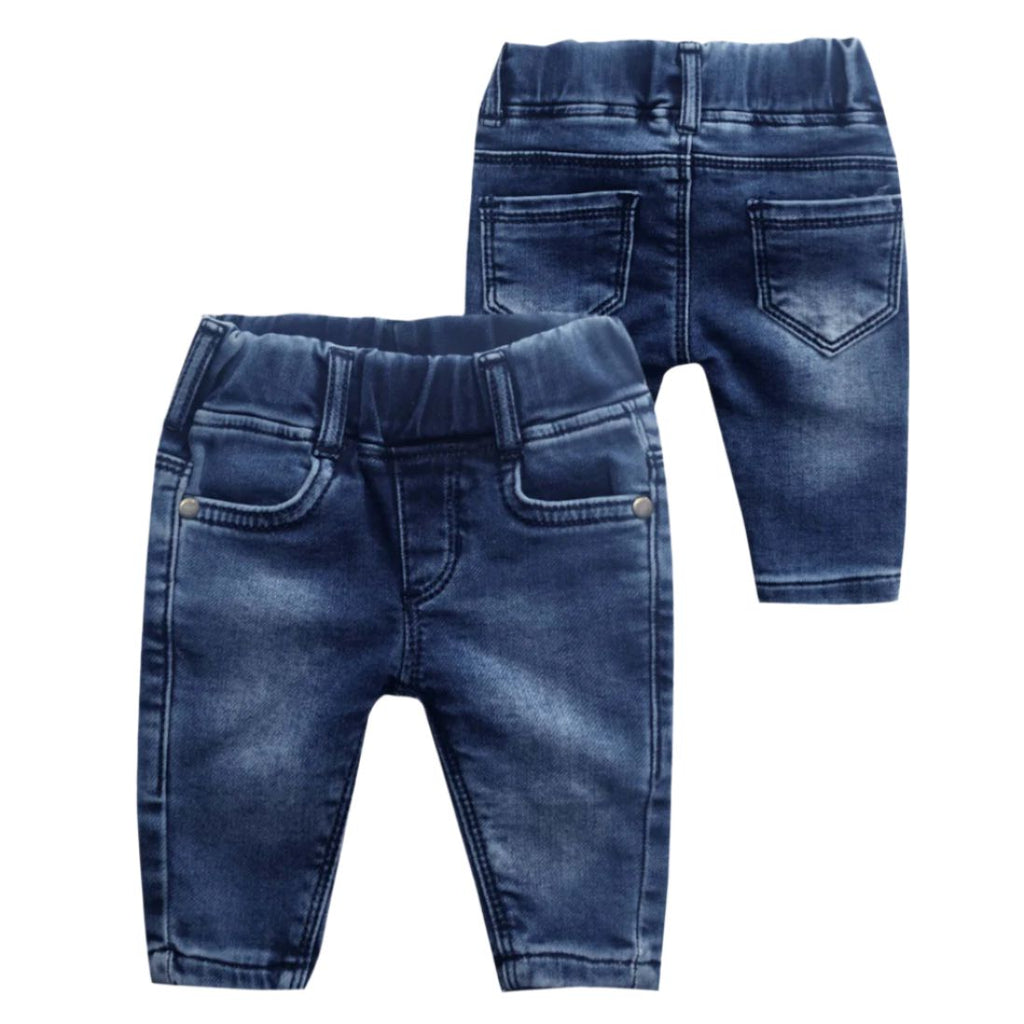 EMC - Denim Pants - Medium Wash-Bottoms-0-3M-Posh Baby