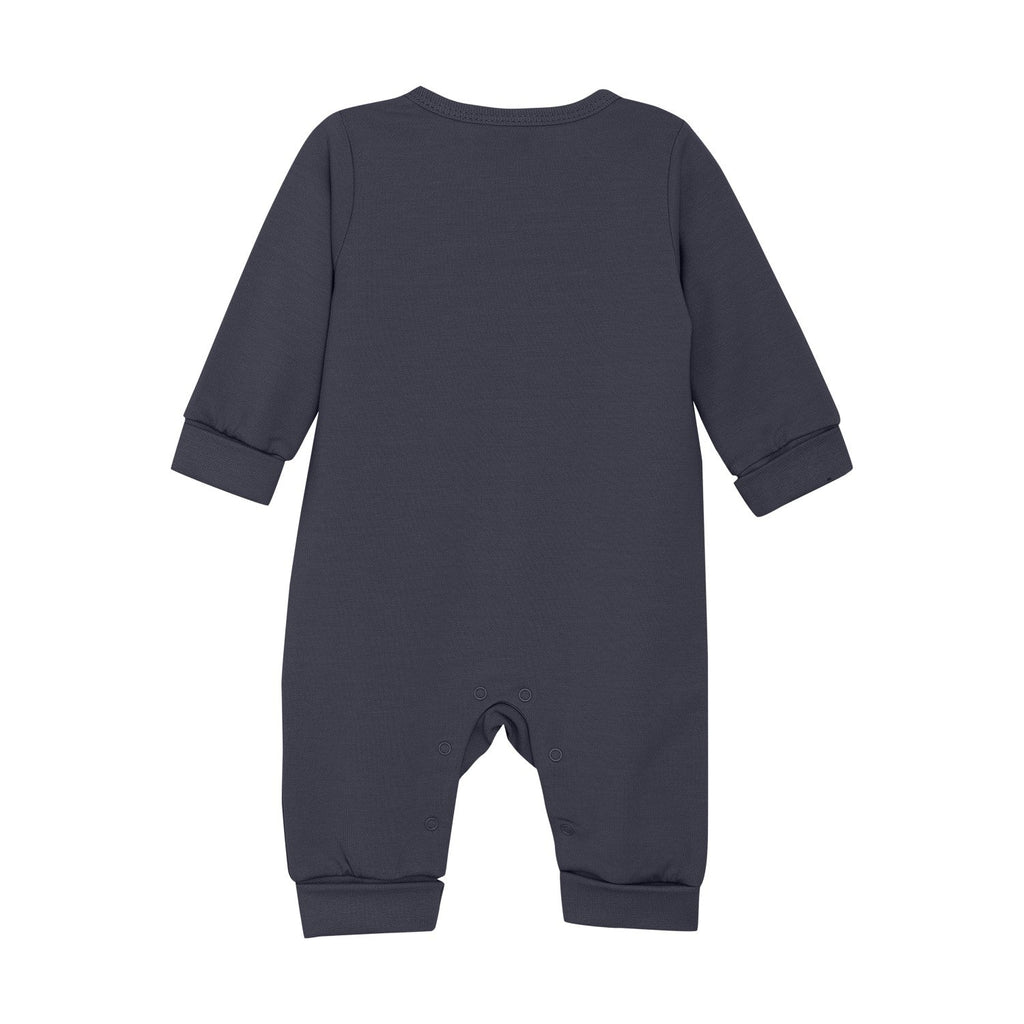 Fixoni - Zipper Romper - Odyssey Blue-Footies + Rompers (Fashion)-0-3M (1M)-Posh Baby