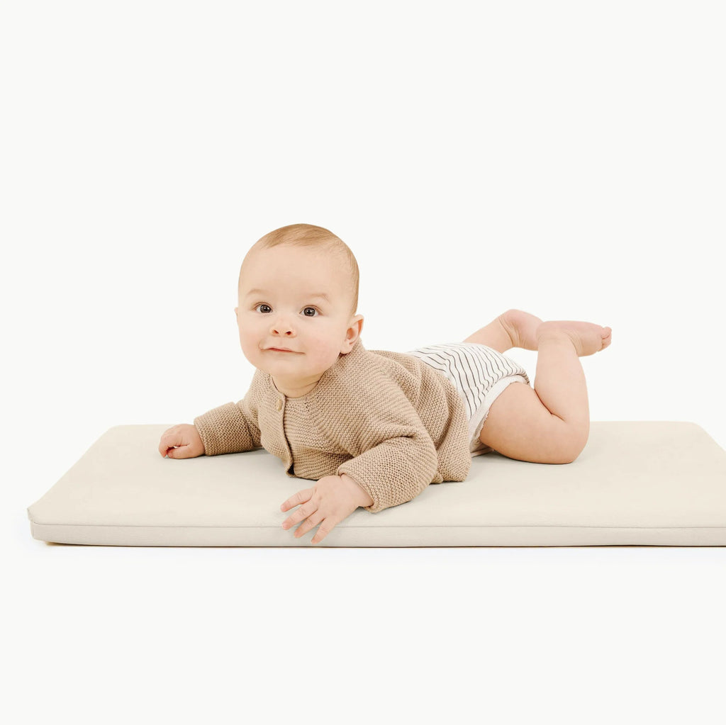 Gathre - Padded Changing Mat - Ivory-Changing Pads + Covers-Posh Baby